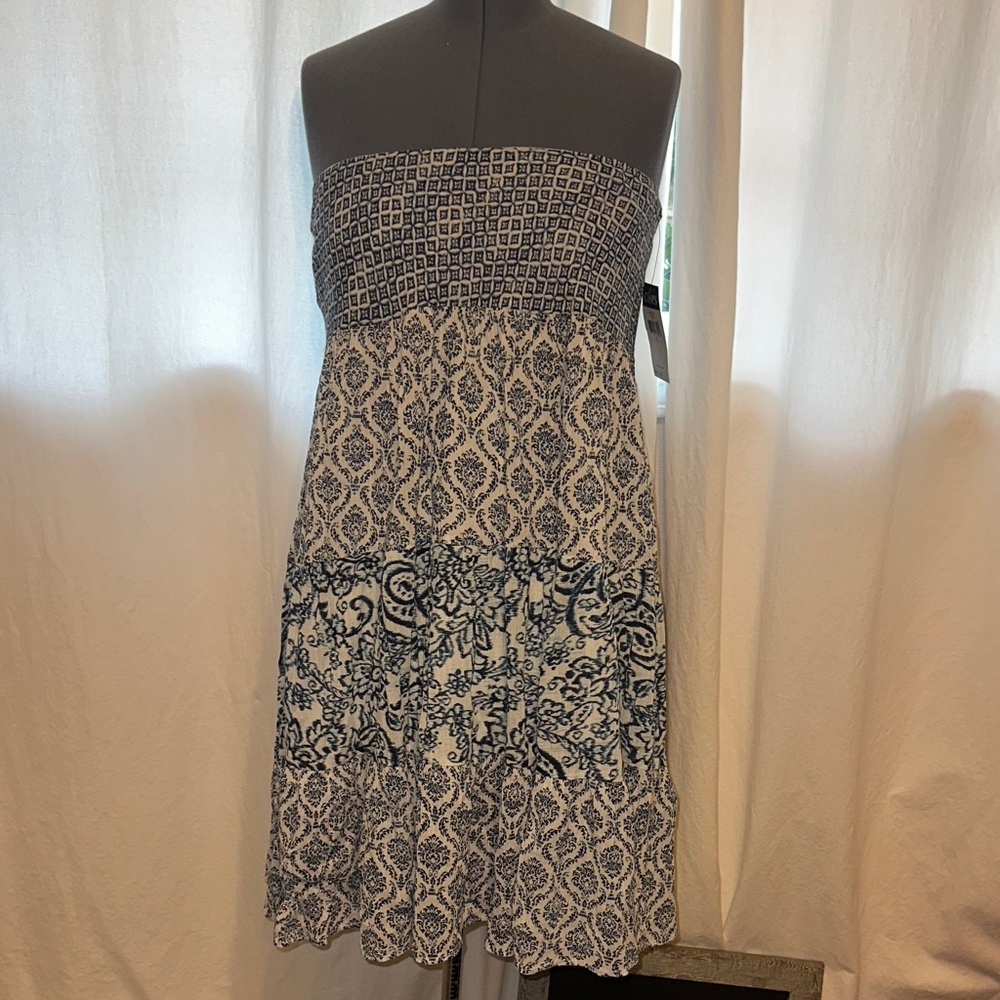 Chaps Strapless Dress